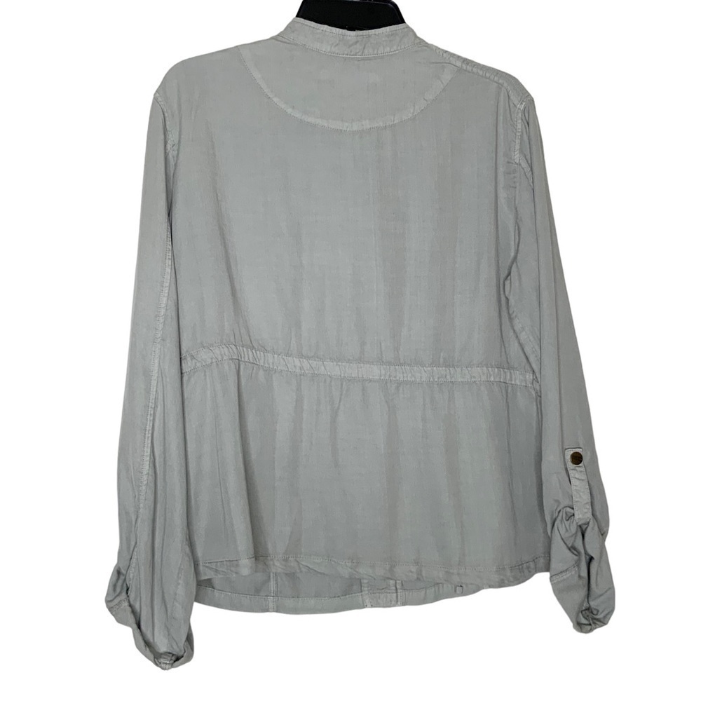 SANCTUARY long sleeve safari jacket with front pockets. Size M - Picture 5 of 8